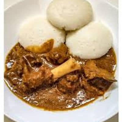 Idli With Mutton Curry (2 Idlis)