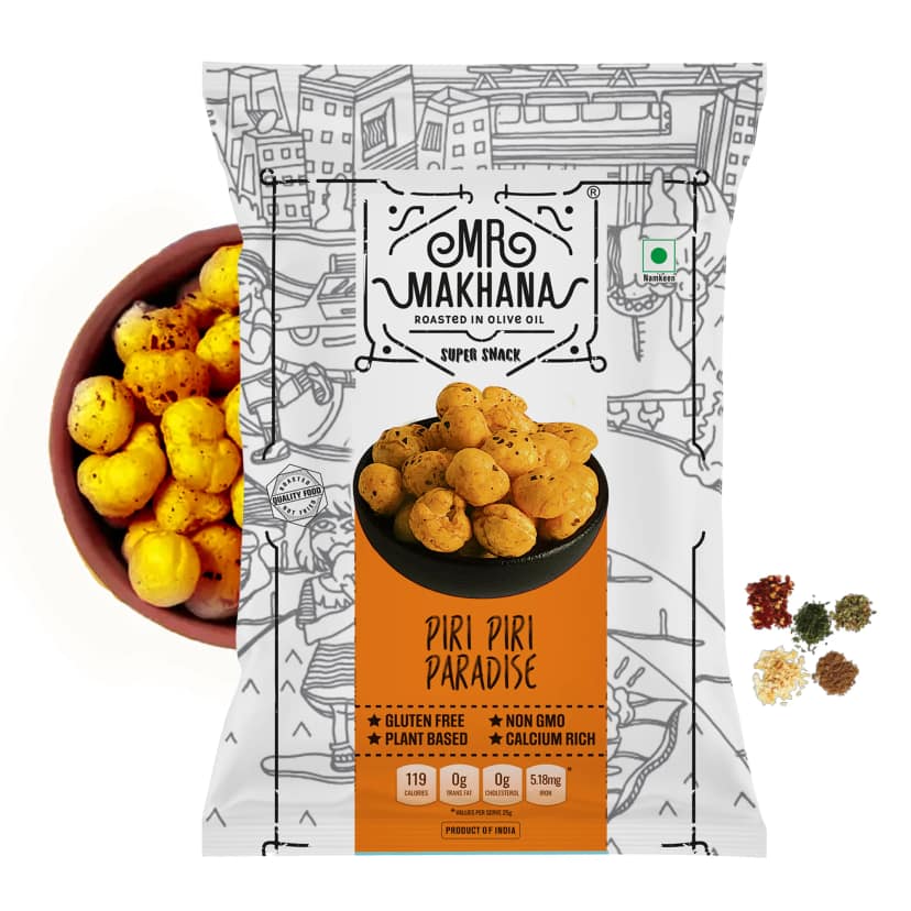 Mr Makhana Piri Piri Paradise Roasted Makhana 21 g Healthy Snack view 3
