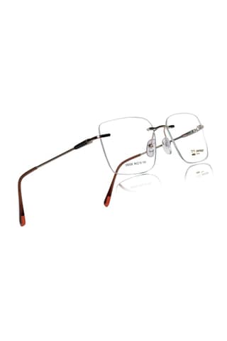 Jodykoes® Premium Rimless Frame for Women and Men: Stylish Rectangle Spectacle Eyeglasses with Anti-Glare Coating