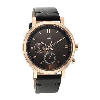 Fastrack Analog Black Dial Men's Casual Watch