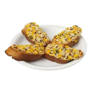 Cheese Corn Onion Garlic Bread