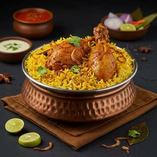 Chicken Ghee Roast Biryani
