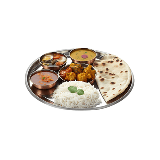 Normal Thali With Rice