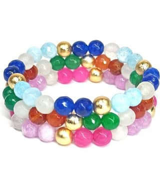 DAIVYA WELLNESS - Multicolor Bracelet ( Pack of 3 )