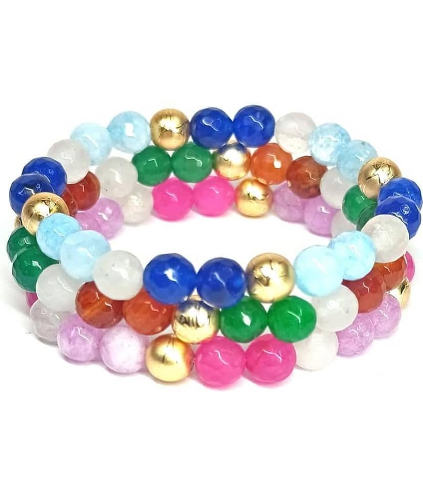 DAIVYA WELLNESS - Multicolor Bracelet ( Pack of 3 )