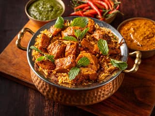 Bhoot jolokia chaap biryani (o)