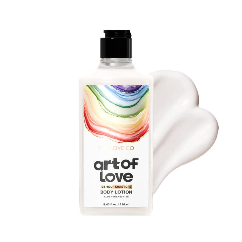 THE LOVE CO. Art of Love Body Lotion for Women 250ml | Floral Fragrance | Deep Moisturizing, Non-Sticky Formula | Luxury Body Care Gift THE LOVE CO. Art of Love Body Lotion for Women 250ml | Floral Fragrance | Deep Moisturizing, Non-Sticky Formula | Luxu