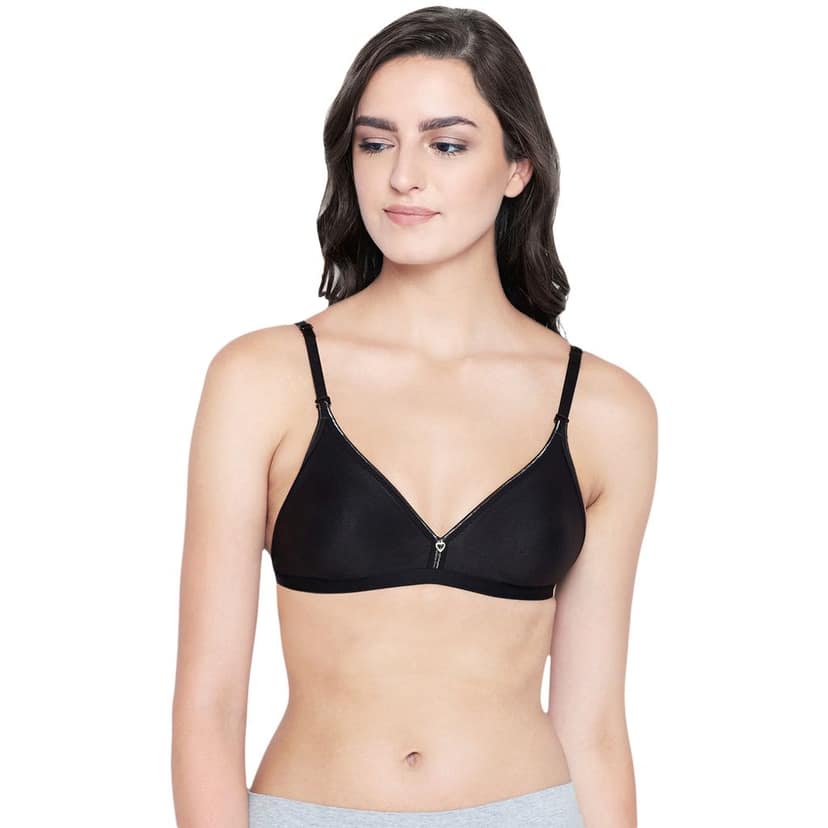Bodycare Women Cotton Full Coverage Non Padded Regular Bra Pack - 2 E5580BW-BLACK-WHITE view 2