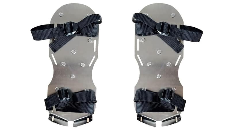 MD Style Epoxy Resin Floor SS Spike Shoes, Fully Assembled Perfect for Floor Epoxy, Overlays, Cover Installation/Epoxy Spike Shoes with Adjustment Function for Different Shoe Sizes view 2