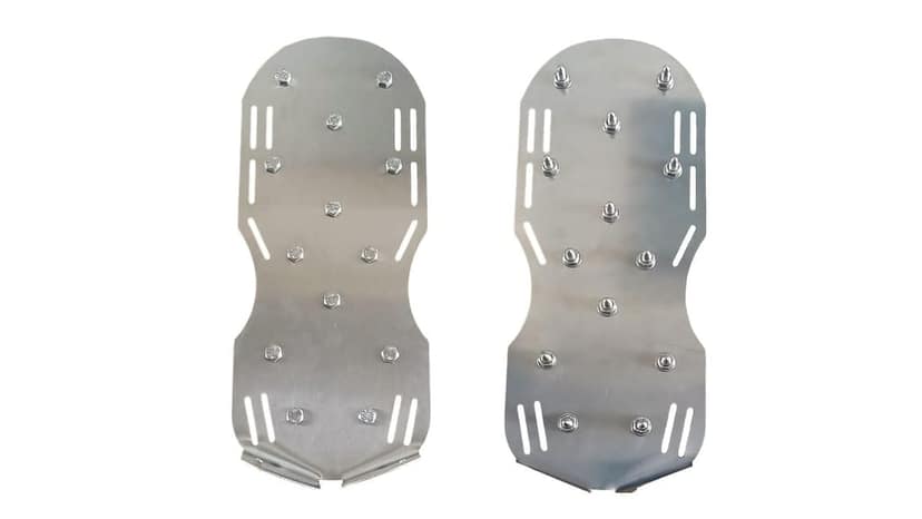 MD Style Epoxy Resin Floor SS Spike Shoes, Fully Assembled Perfect for Floor Epoxy, Overlays, Cover Installation/Epoxy Spike Shoes with Adjustment Function for Different Shoe Sizes view 5
