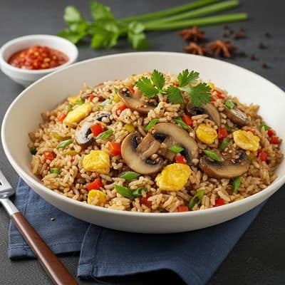 Mushroom Fried Rice