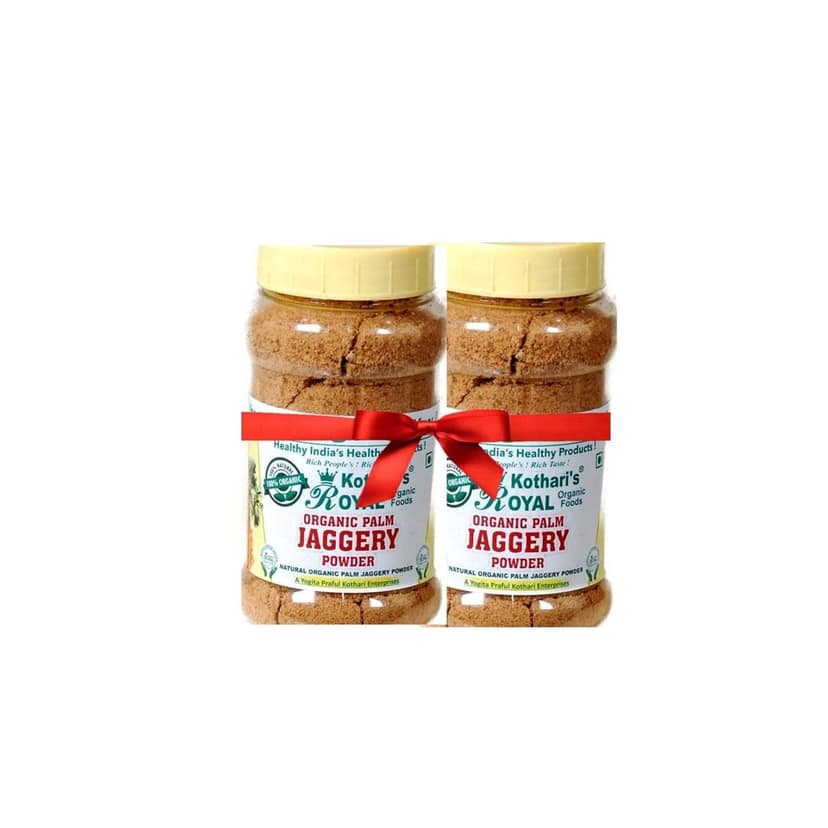 kotharis Royal Organic Palm Jaggery Powder Pack of 2 398GM Combo Offers Pack of 5 Also