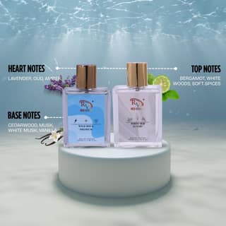 Red Vocal Wild Rock Premium (Men) with White Oud Luxury (Unisex) 100ml Perfume Spray Combo – 2 x 100ml