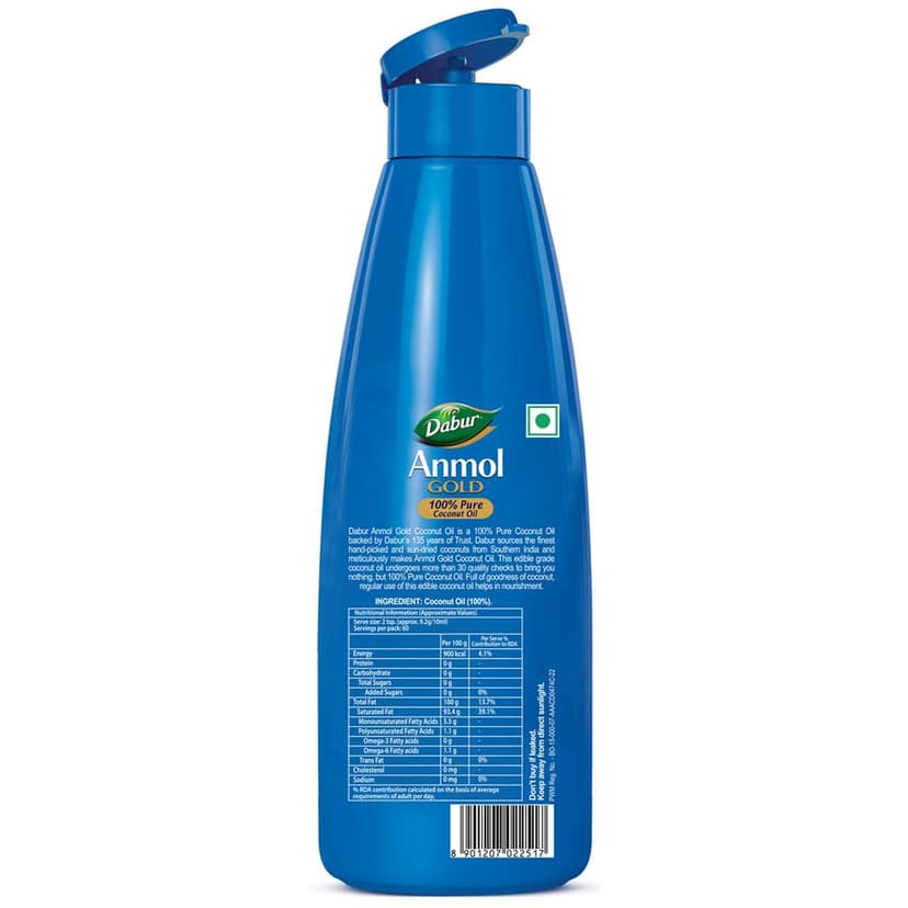 Dabur Anmol Gold Coconut Oil 600ml view 2