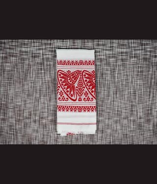 Shyam Handloom Pack of 1 Cotton Below 300 -GSM Bath Towel ( Maroon )
