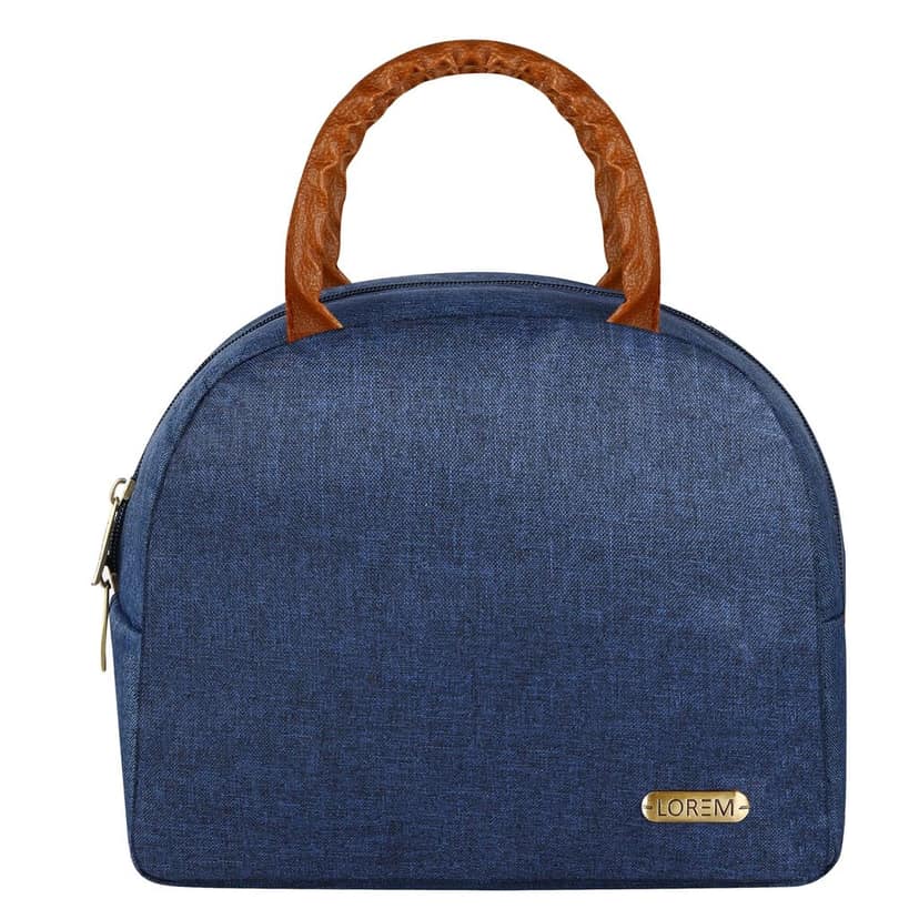 LOREM Premium Leather Tiffin/Lunch Bag � 13L Capacity, Insulated for 5-6 Hours, Water-Repellent, Adjustable Strap, Multi-Pocket � Ideal for Office, School, Picnic, Travel