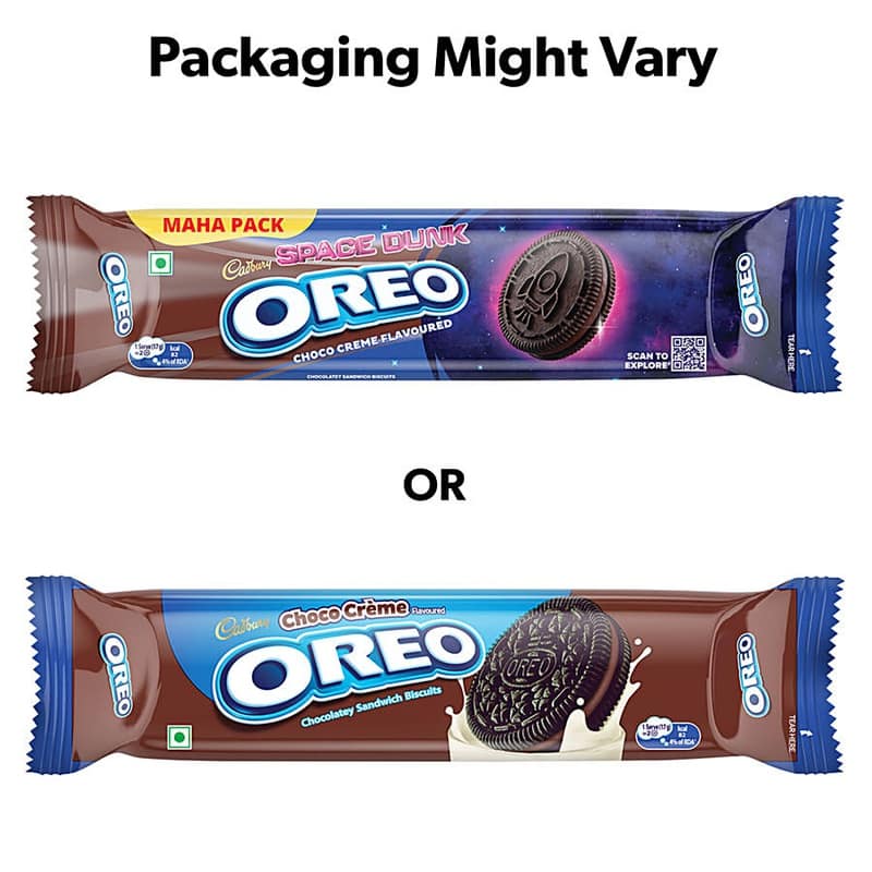 Cadbury Oreo Choco Creme Sandwich Biscuit, 131.25 g view 2