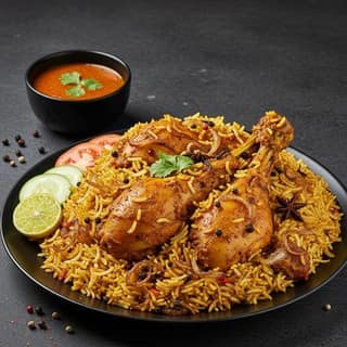 Pepper Chicken Biryani