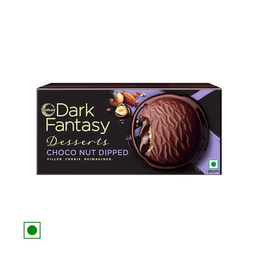 Sunfeast Dark Fantasy Desserts Choconut Dipped Cookies view 2
