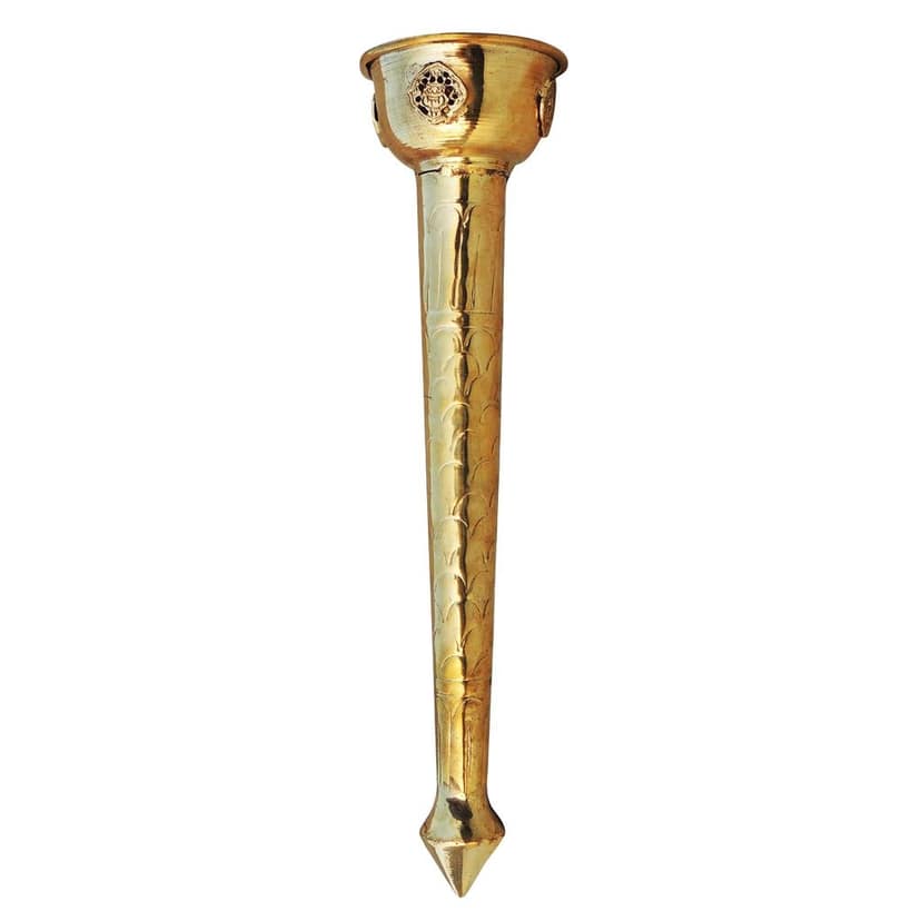 Brass Showpiece Mashal, Height : 15 Inch (BSMAS1435 E) view 3