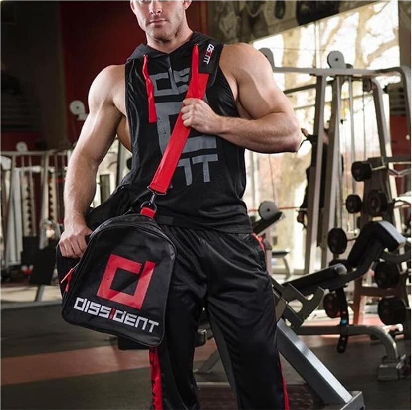Hot Button Printed Gym Vest Hoodie Stringer for Men - Trendy and Functional Workout Apparel view 5