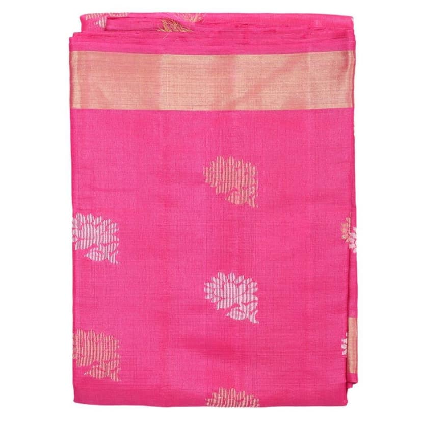 HANDLOOM KOSA SAREE WITH BLOUSE (SKU - 1ST105021221 SAREE- 252) view 5
