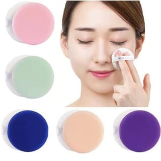 Elecsera 6 Pcs/Box Cosmetic Puff For Powder/Blush On Beauty Tool