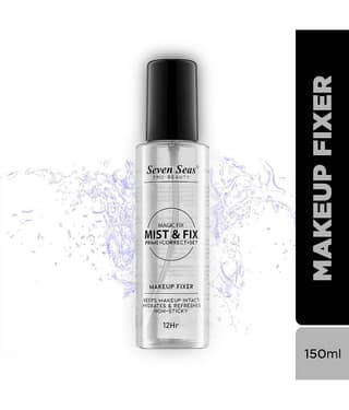 Seven Seas Magic Fix Mist & Fix Prime + Correct + Set Makeup Fixer (Transparent)