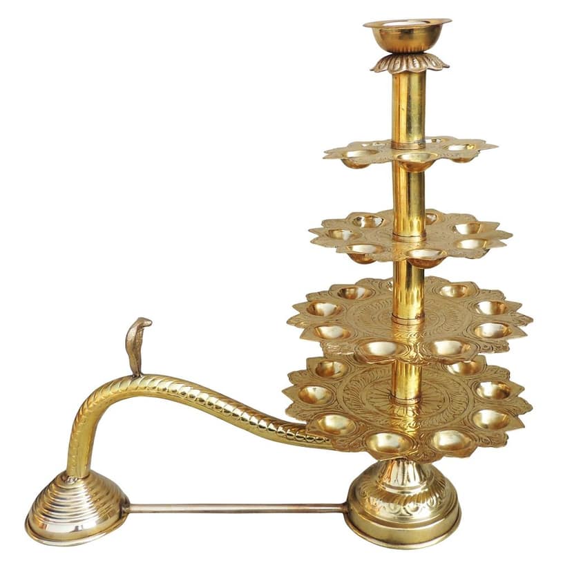 Brass Ganga Arti 31 Wicks (FMAS721 H) view 3