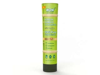 WOW Korean Bamboo Gel 99% Pure Bamboo Extract Hydrating & Soothing Gel for Face, Body & Hair