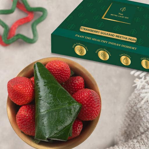 Strawberry Gulkand Meetha Paan (Pack of 4)