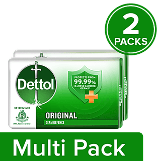 Dettol Bathing Soap - Original, 2x125 g Multipack