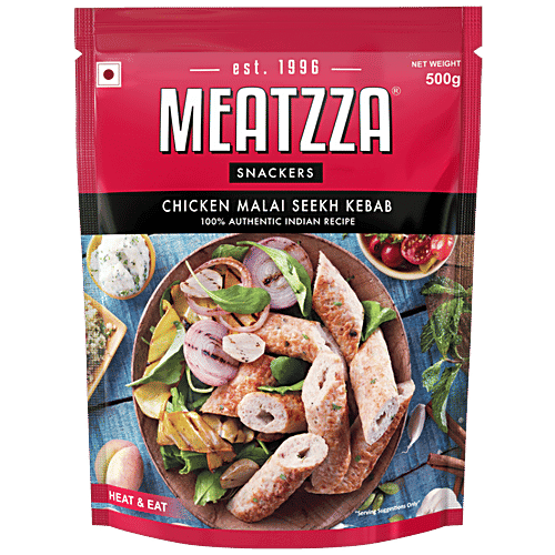 Meatzza Chicken - Malai Seekh Kebab, 500 g