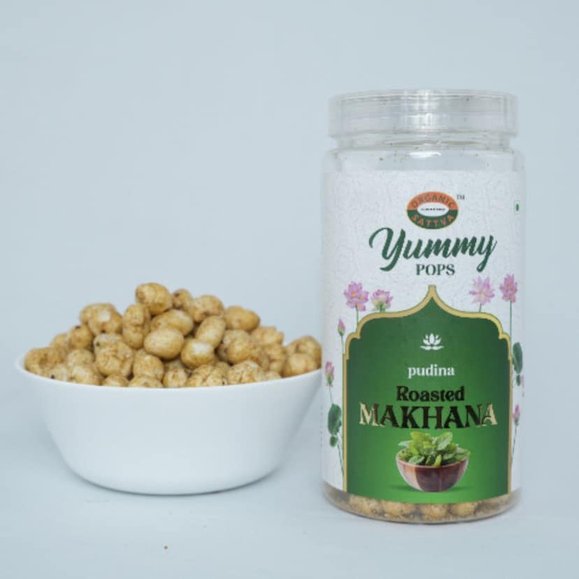 Fresh & Tangy Pack | Pudina Makhana, Spanish Tomato Makhana, Pink Salt & Pepper Makhana, Cream & Onion Makhana - 324 gm - Pack of 4