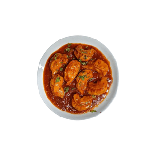 Chilli Veg Momos Gravy Half