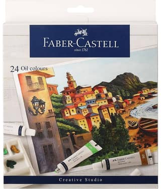 Faber-Castell Creative Studio Oil Colours (9X24Ml) (Set Of 1, Multicolor)