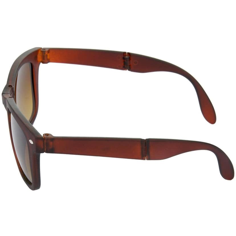 HRINKAR Men Women Boys & Girls Pilot Sunglasses Brown & Black Frame, Brown & Violet Lens (Medium) Pack of - 2 view 4