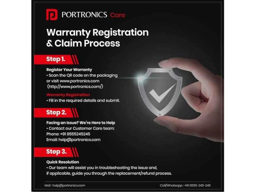 Portronics Tune Plus CarPlay/Android Auto Adapter with Inbuilt YouTube & Netflix, Converts Wired to Wireless, USB A & Type-C Compatible, 3 GB RAM + 32 GB ROM view 4