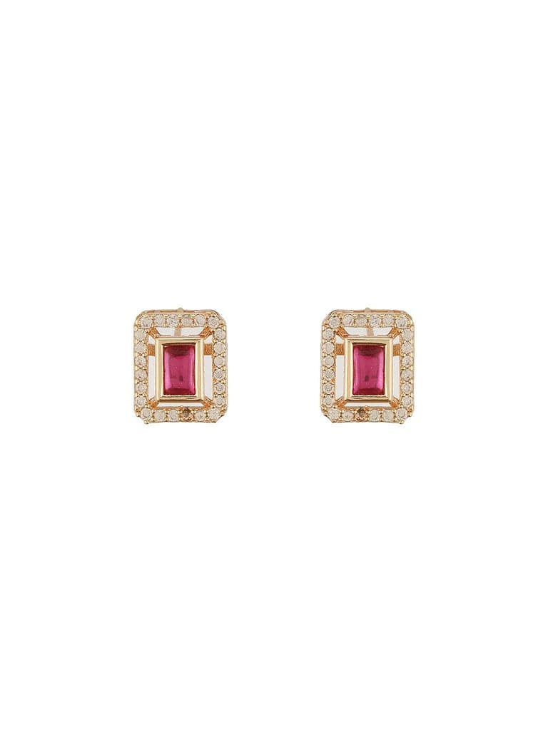 Gold Plated Ruby Red Kundan Studded Designer Locket Pendant Jewellery Set view 6