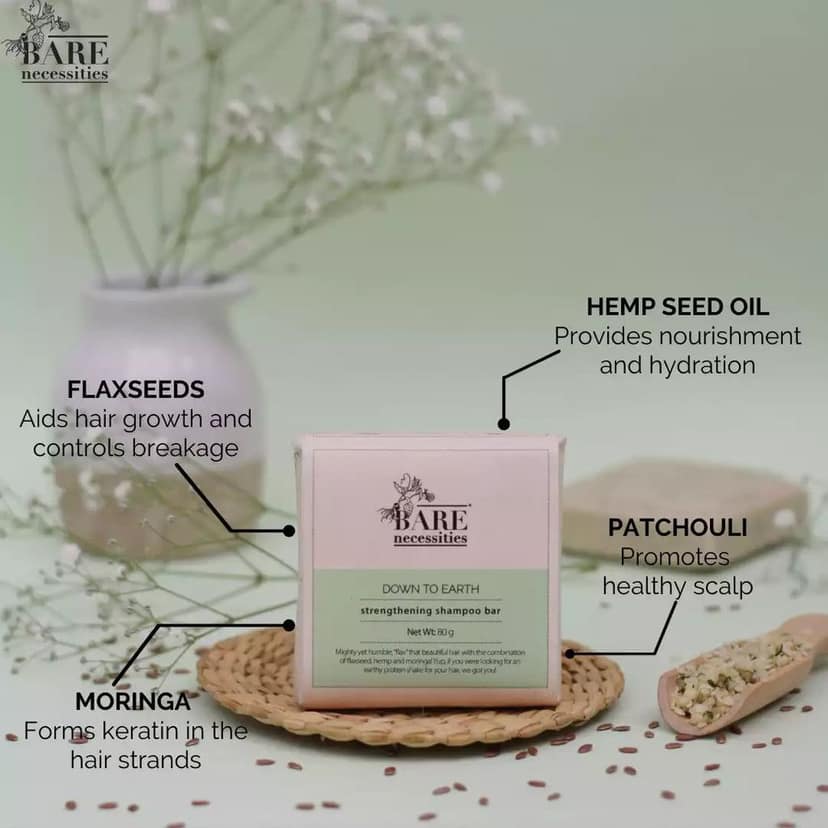 Bare Necessities Protein-rich Plant-based Shampoo Bar view 6
