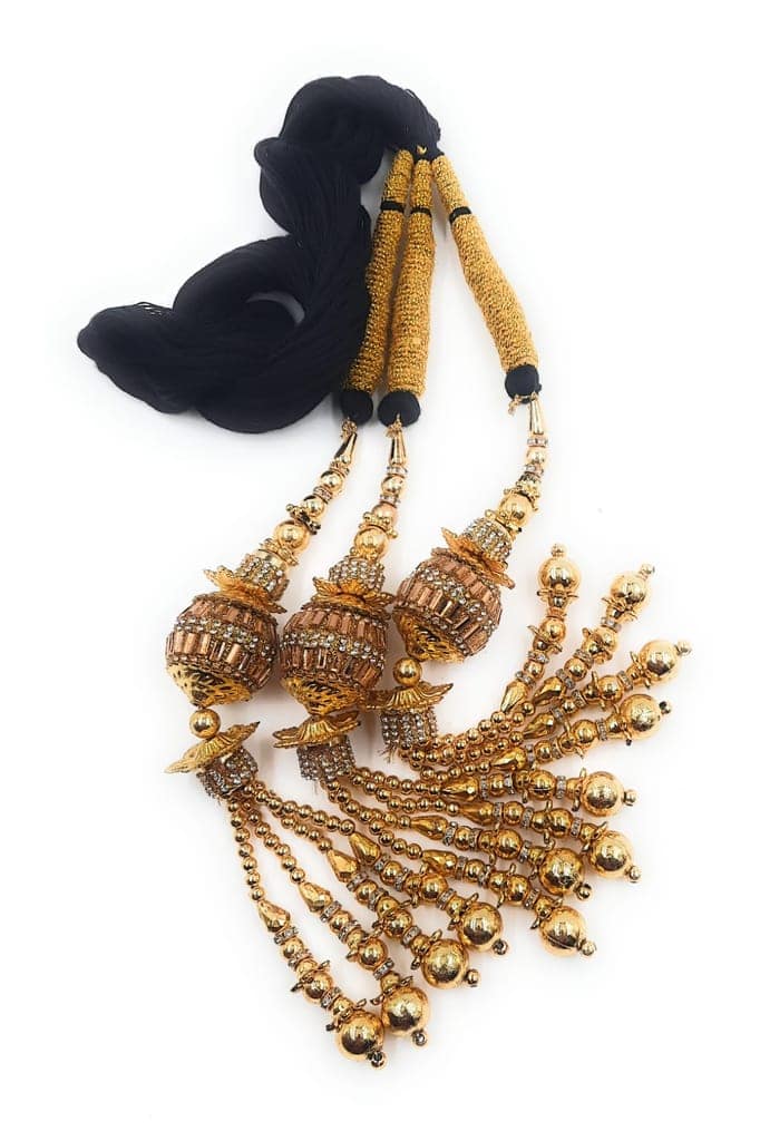 Patiala Shahi Punjabi Paranda/Braid Tassles view 5
