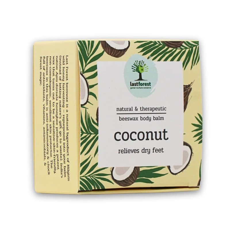 Therapeutic Beeswax Balm – Coconut (Repairs Cracked Heels) view 3