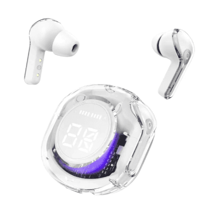 UltraPods Max True Wireless Headphones, Bluetooth 5.3, LED Display, Noise Cancelling, Water-Resistant, Fast Charging view 3