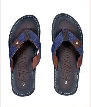 Crazy Bunny - Brown Men's Thong Flip Flop
