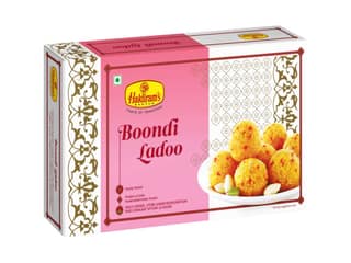 Haldiram's Boondi Ladoo (No Added Sugar) Sugar Free - 250 Gm - Pack of 2