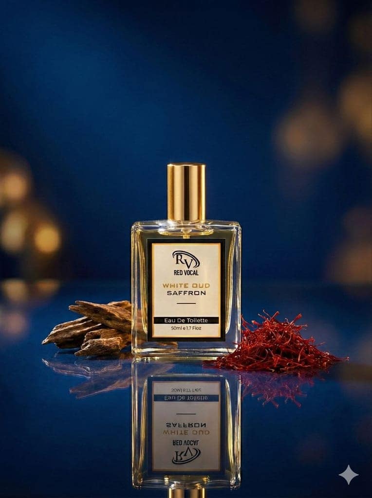 Red Vocal White Oud Saffron Eau De Toilette 50ml | Unisex Luxury Oud & Spicy Notes | Long-Lasting Premium Fragrance view 5