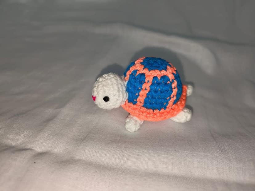 Handmade Crochet Turtle Toy