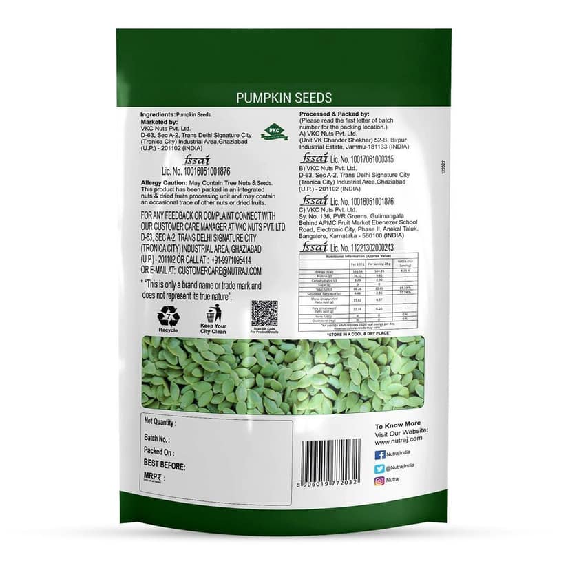Nutraj Seeds Combo Pack 800g (Pumpkin Seeds 200g, Chia Seeds 200g, Flax Seeds 200g, Sunflower Seeds 200g) view 5