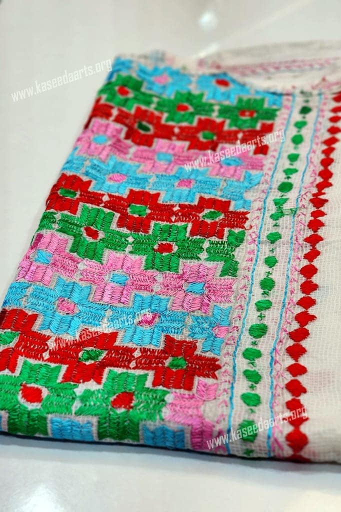 Kaseedaarts Handmade Kota Doria Phulkari (Dupatta for Women's) view 3