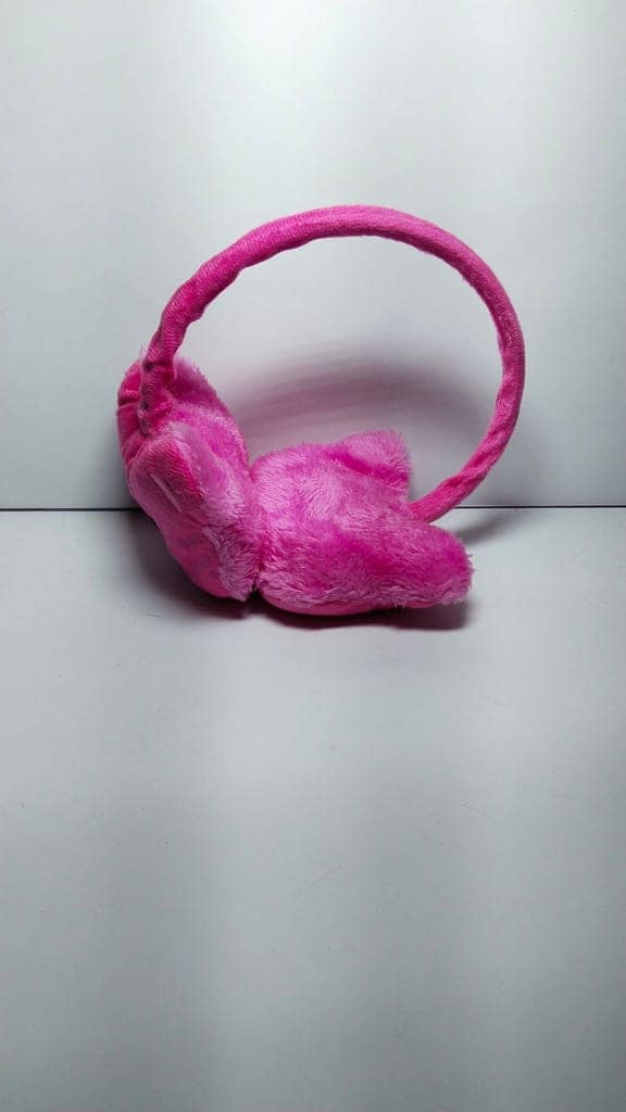 Plush Bear Earmuffs for Girls view 3